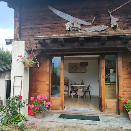 Beau Studio Dans La Vallee De Chamonix Les Trabets Екстер'єр фото