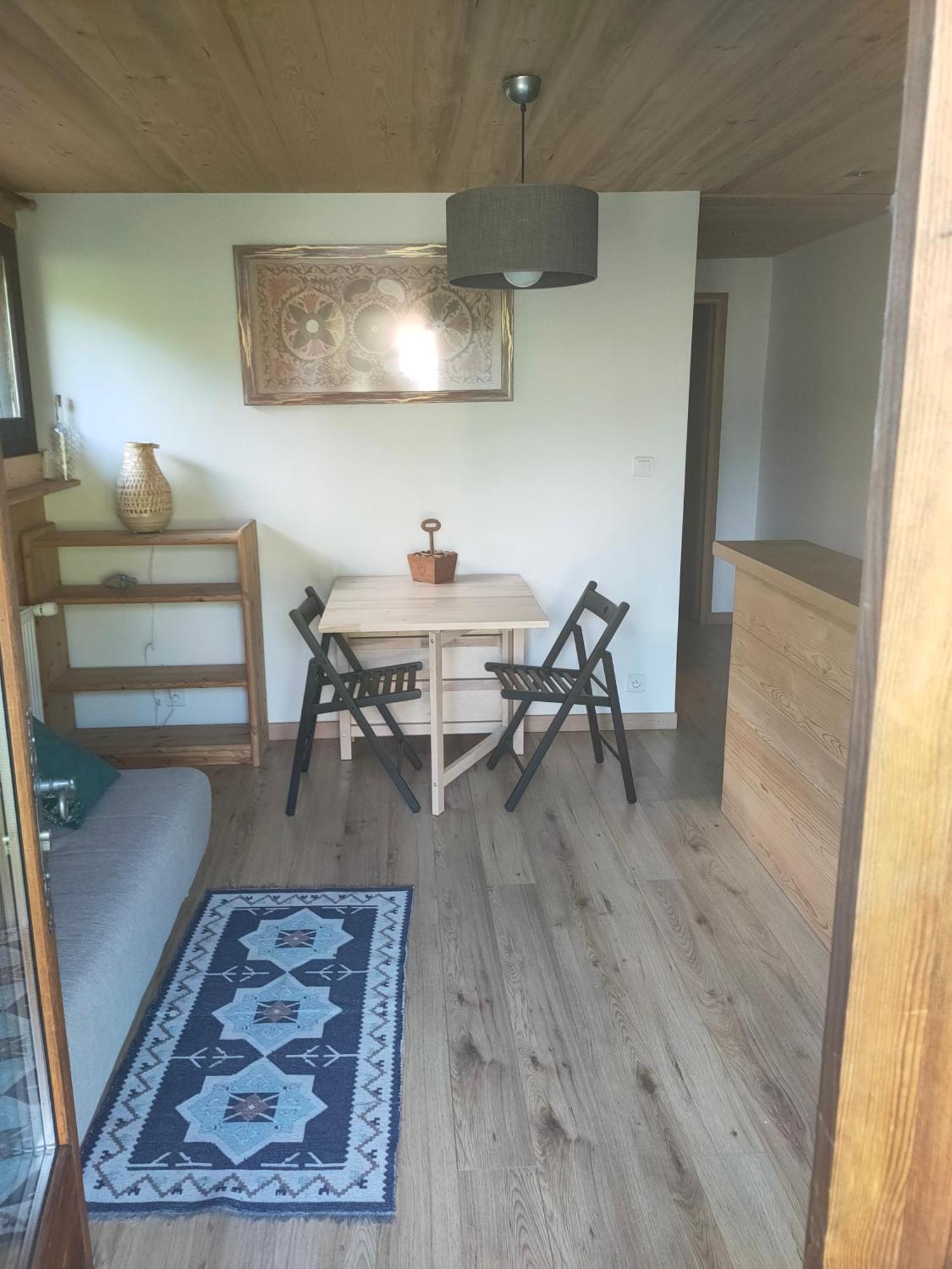 Beau Studio Dans La Vallee De Chamonix Les Trabets Екстер'єр фото