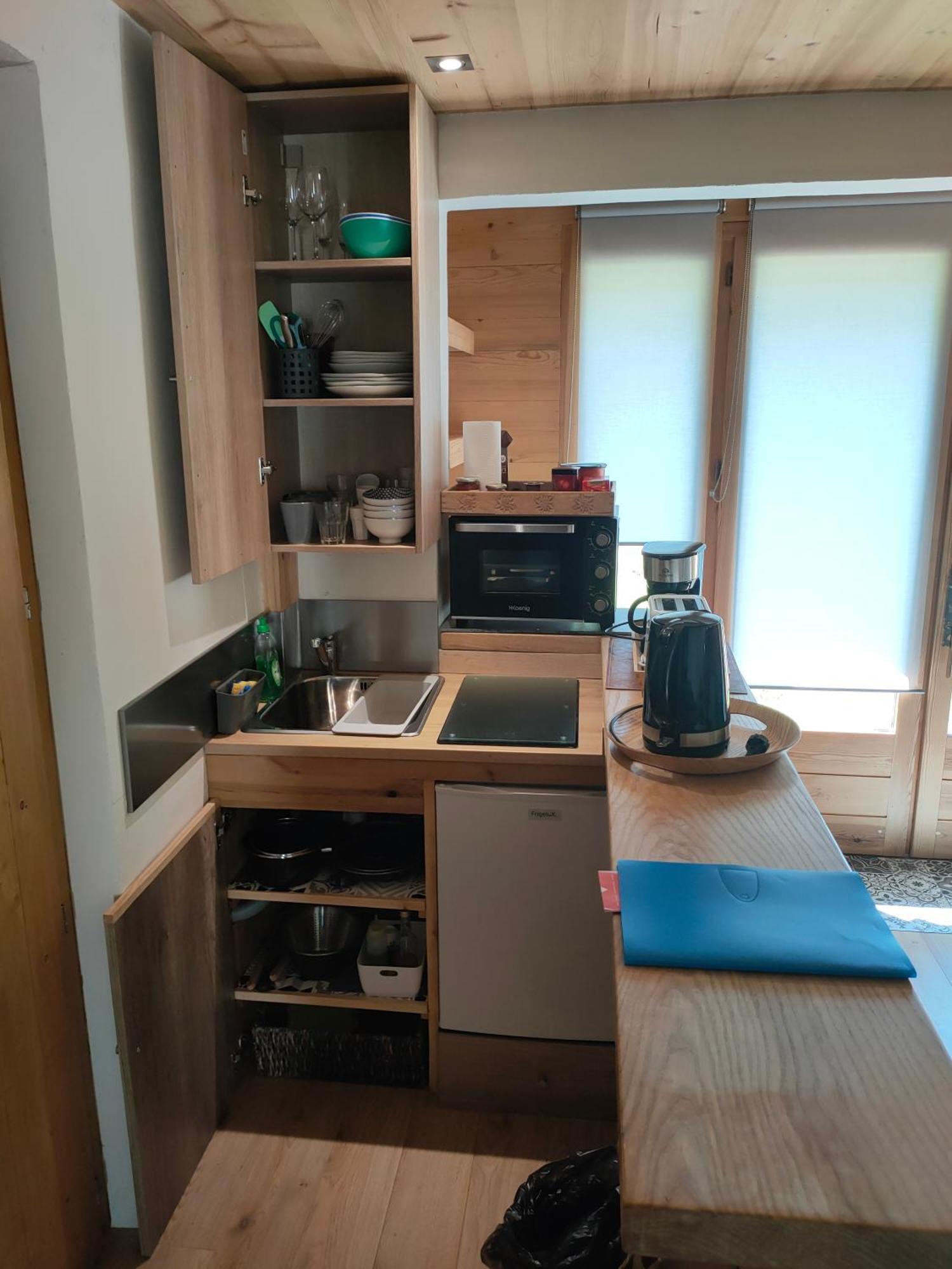 Beau Studio Dans La Vallee De Chamonix Les Trabets Екстер'єр фото